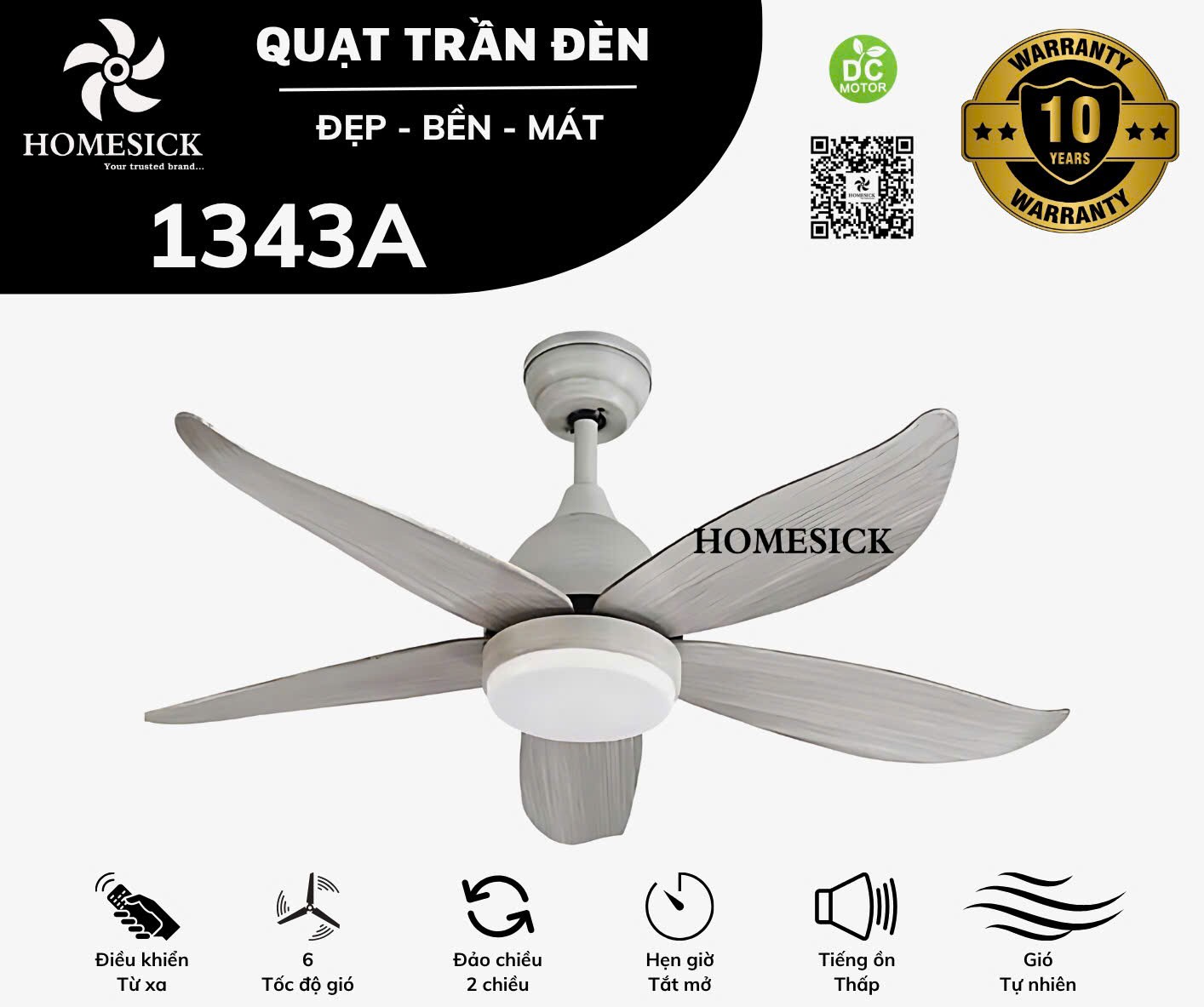 Quạt trần Homesick 1343A