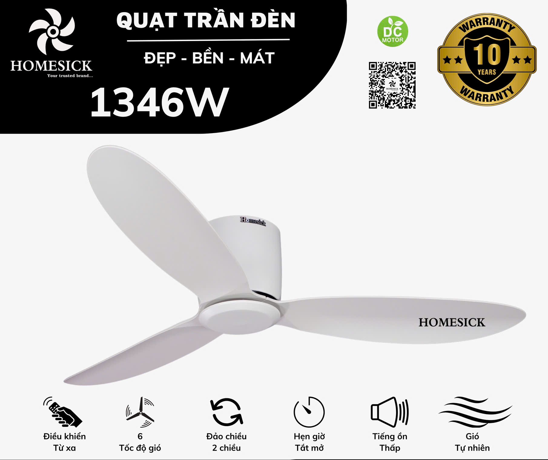 Quạt trần Homesick 1346W