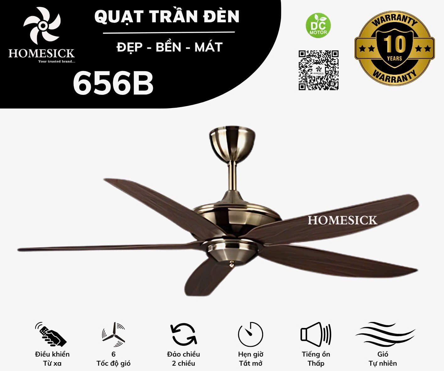 Quạt trần Homesick 656B