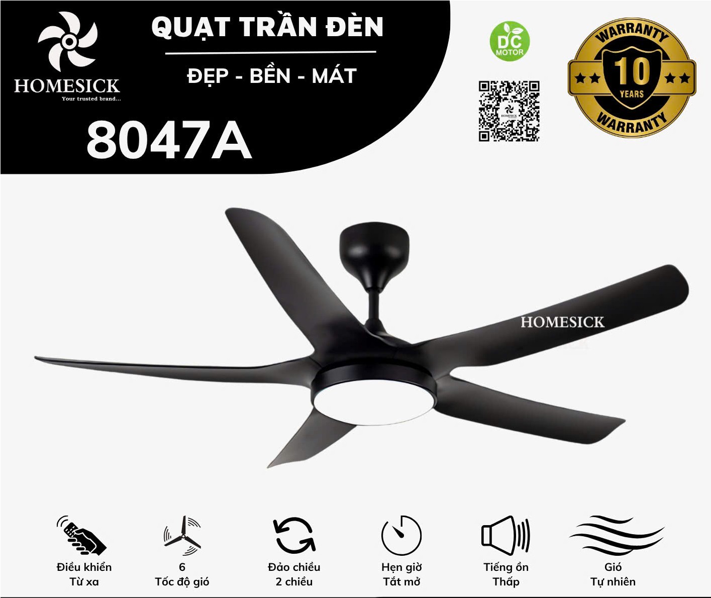 Quạt trần Homesick 8047A